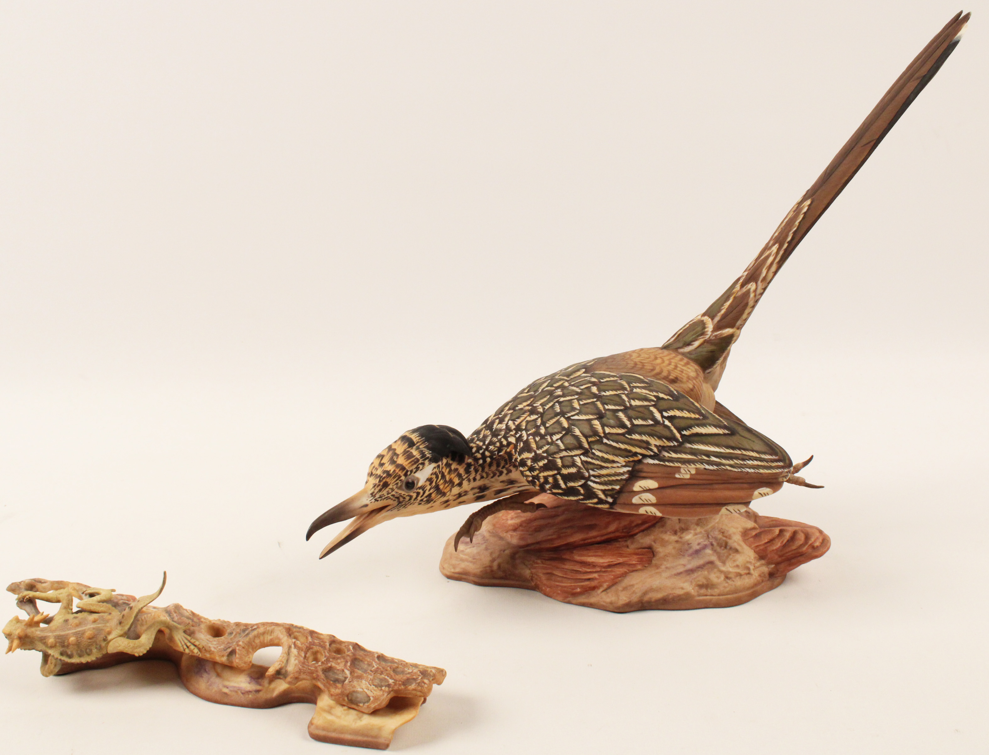 ROAD RUNNER WITH HORNED TOAD PORCELAIN 35f4f2