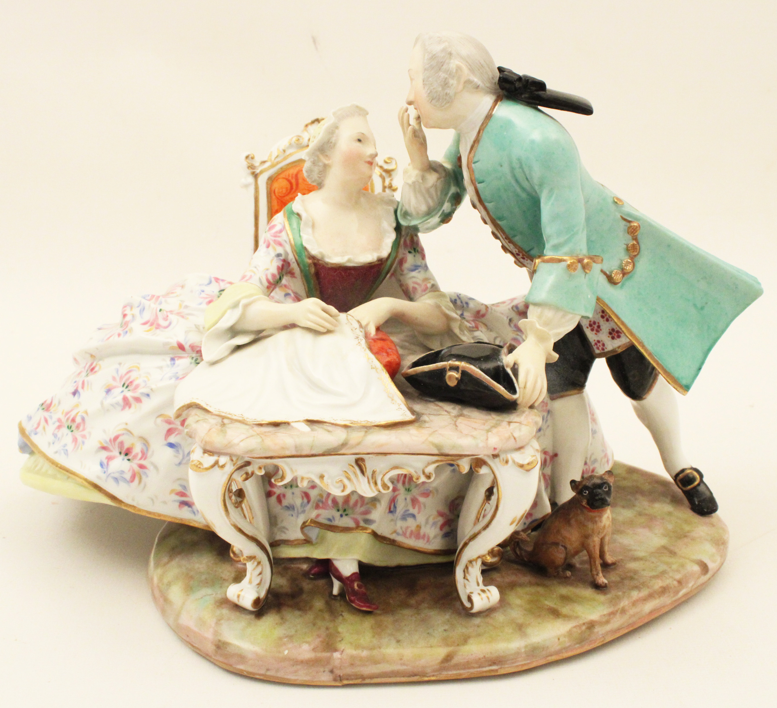 CHARMING MEISSEN PORCELAIN COURTING 35f52f