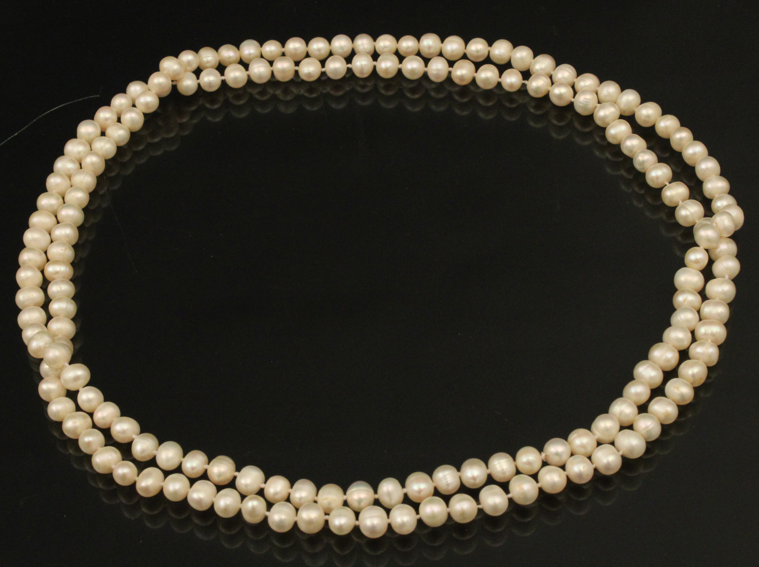 36 NATURAL PEARL NECKLACE 36  35f52d