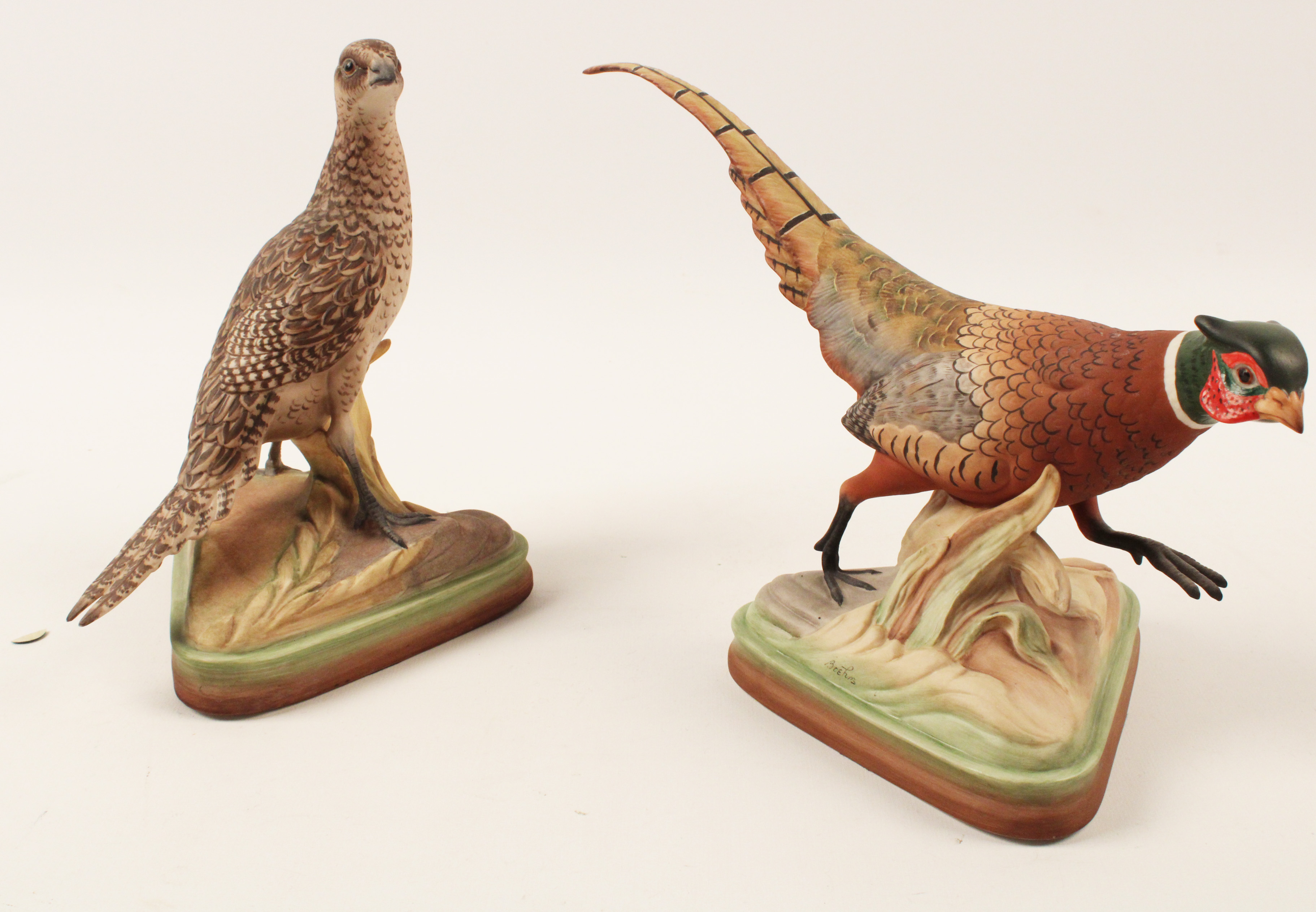 PR OF RINGTAILED PHEASANTS PORCELAIN 35f53a