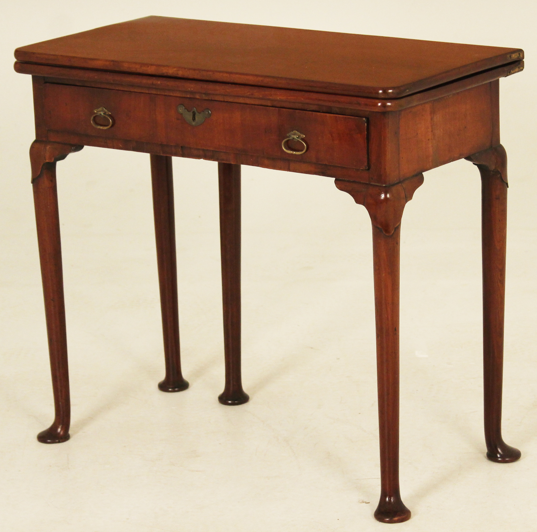 EARLY 18TH C QA MAHOGANY GAMES 35f5a9