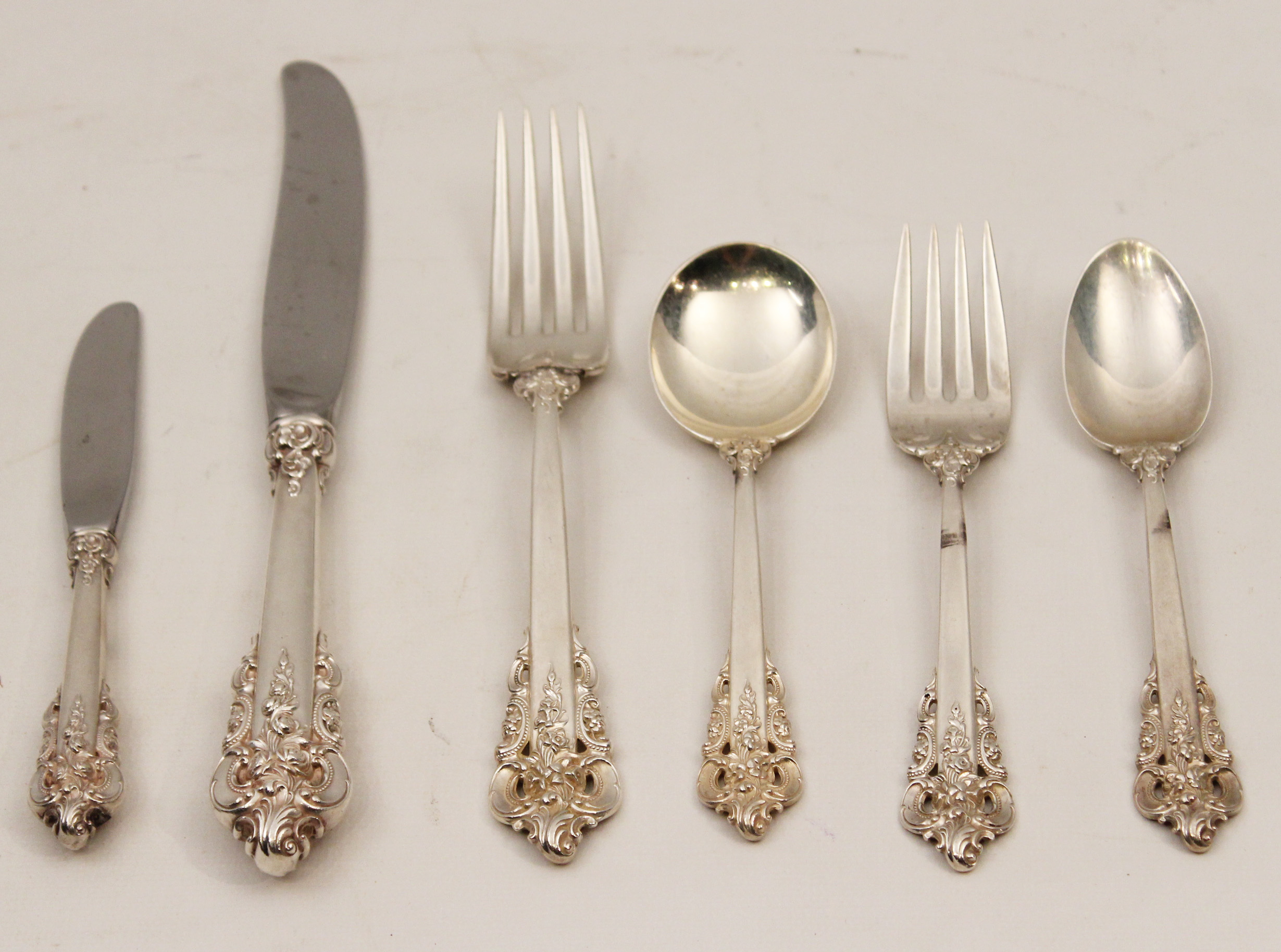 72 PC.  "GRAND BAROQUE" STERLING