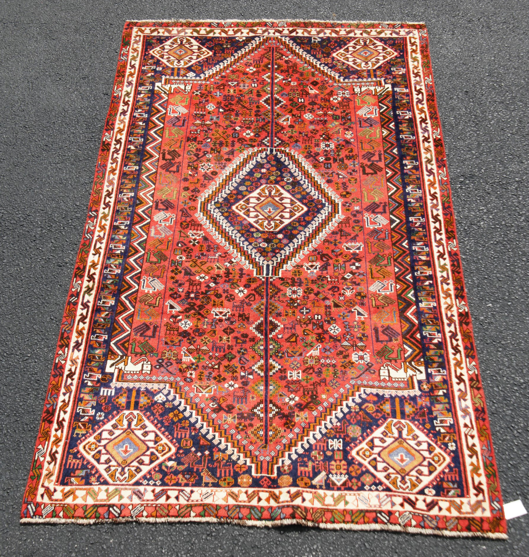 ORIENTAL RUG 5 4 X 9 4 QASHGHI 35f5f7