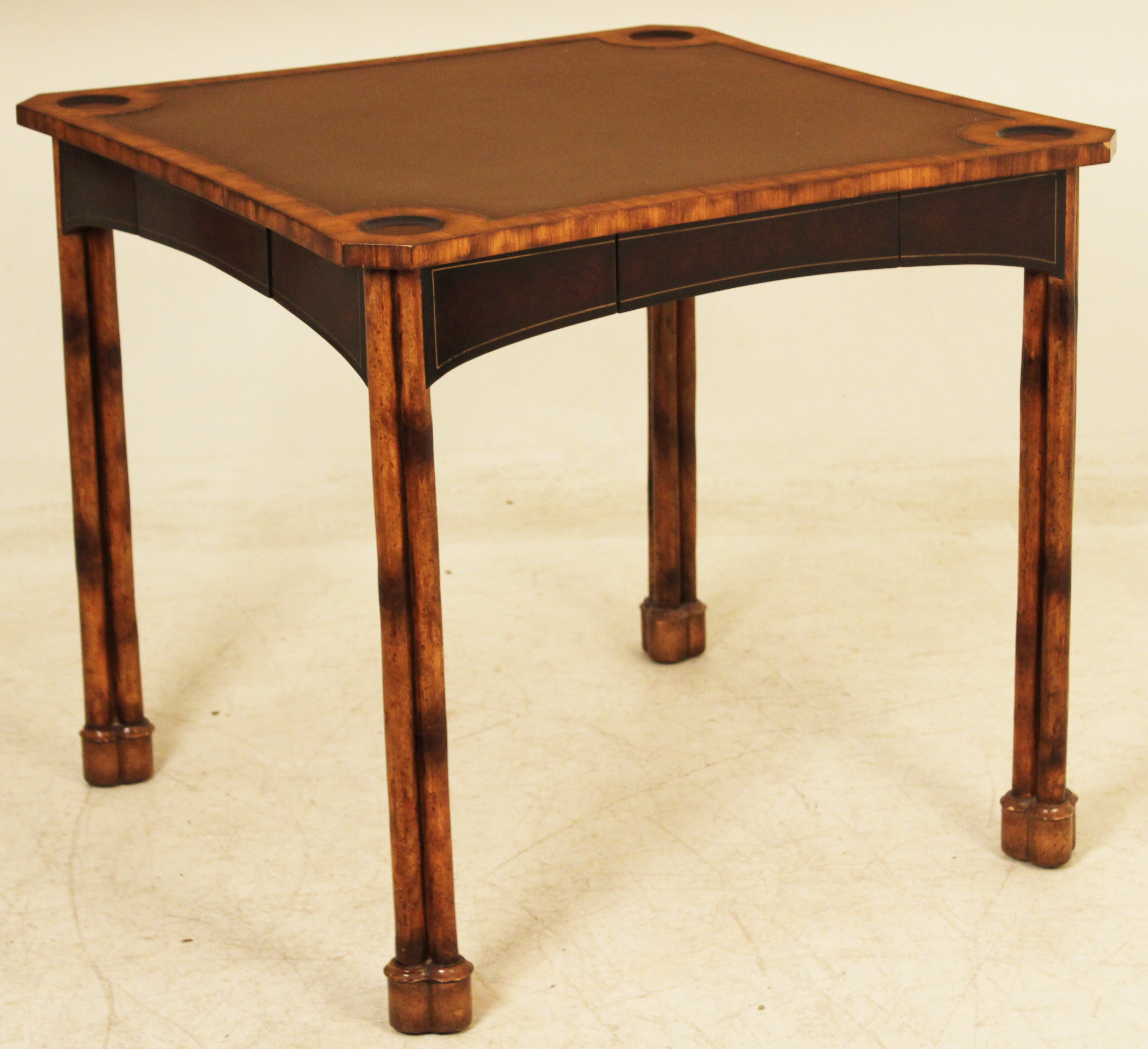 LEATHER TOP GAMES TABLE BY THEODORE 35f61b