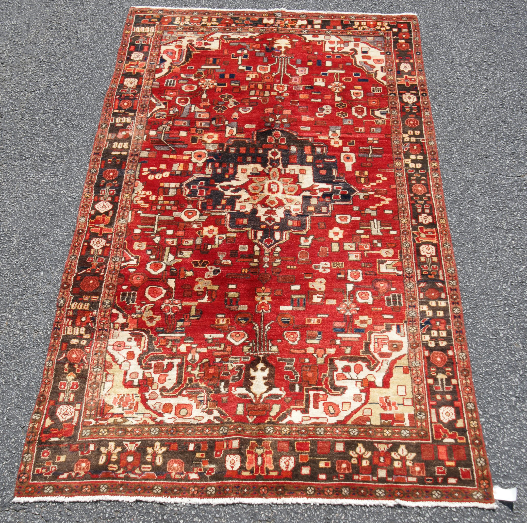 ORIENTAL RUG 5 7 X 10 4 HOSEINABAD 35f649