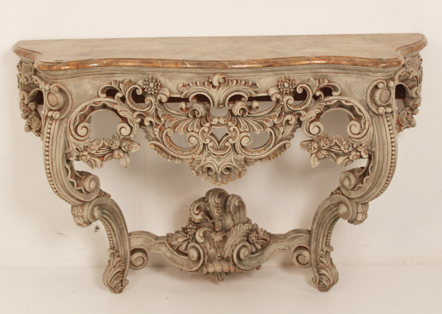 LOUIS XV STYLE PAINTED AND GILT 35f64f