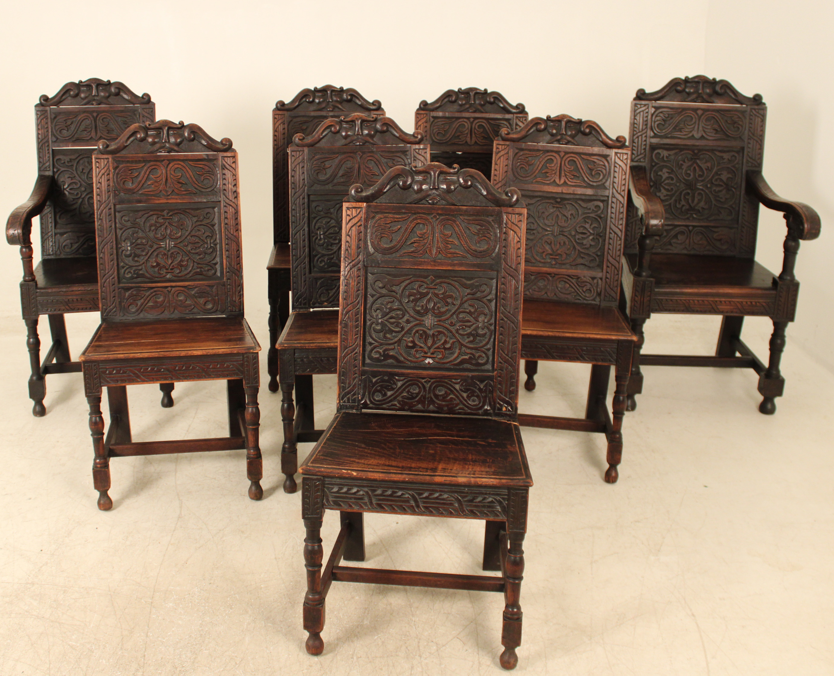 SET OF 6 2 ENGLISH TUDOR STYLE 35f667