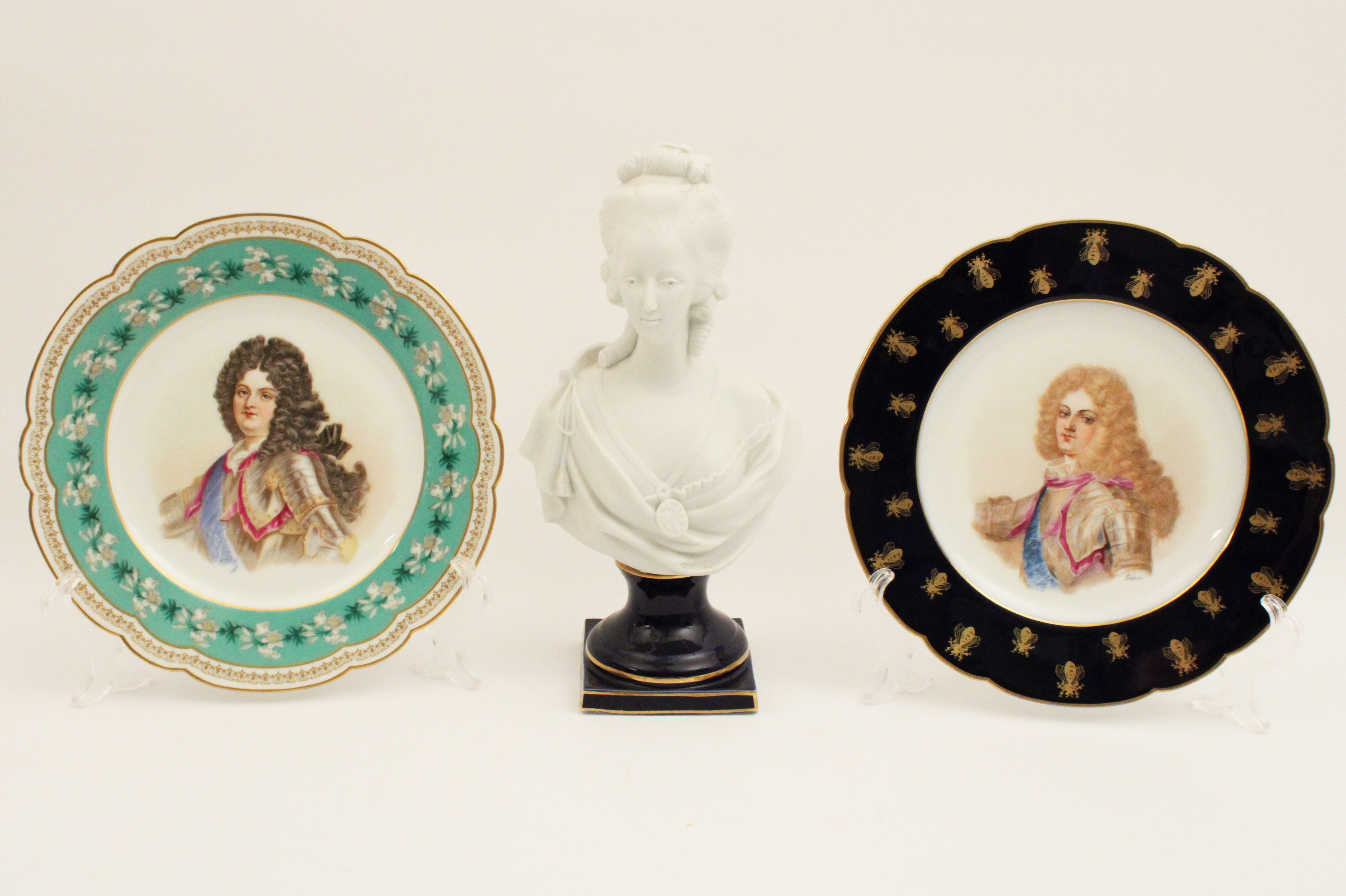 3 PC MISC LOT OF FRENCH SEVRES 35f684