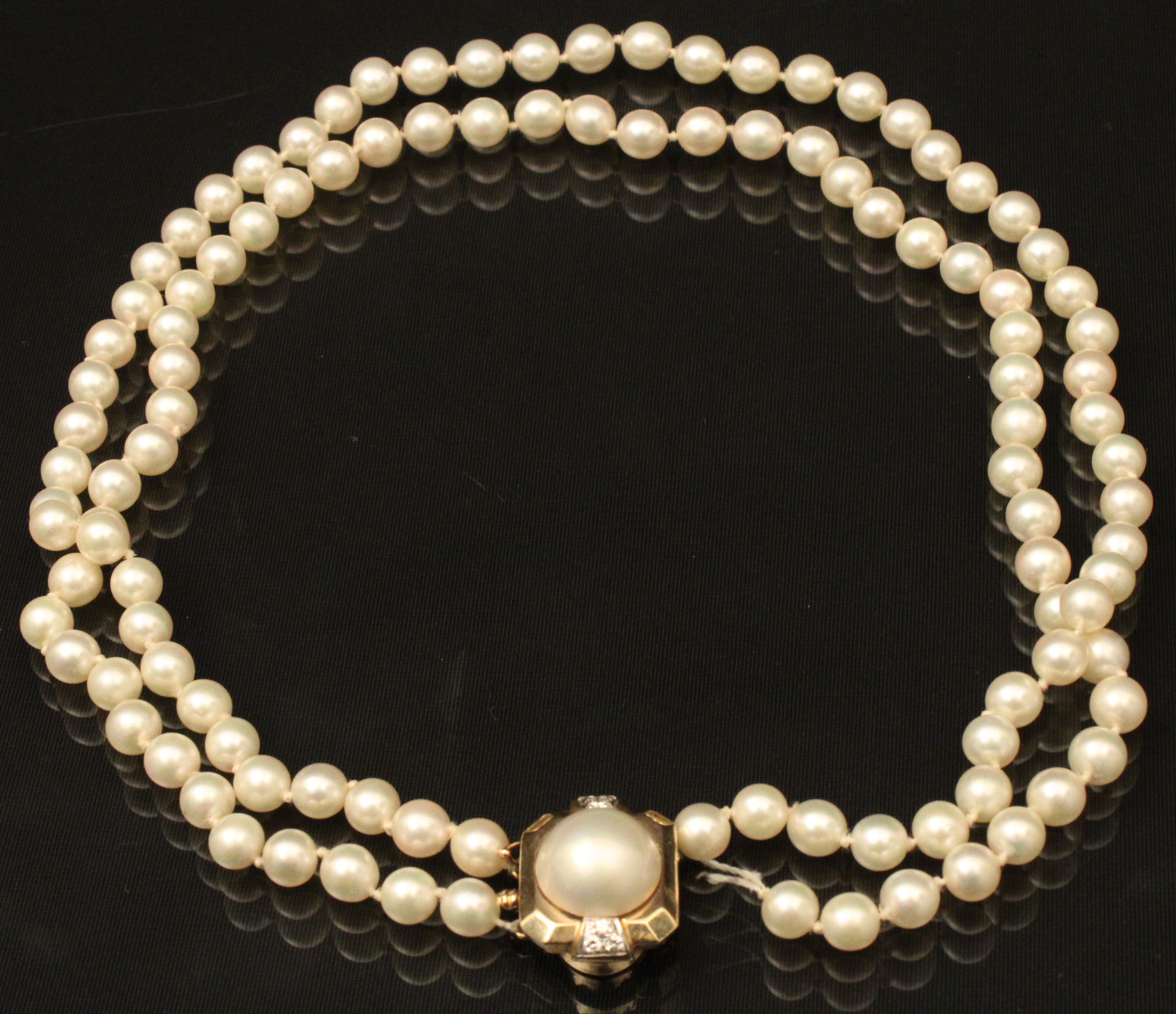 DOUBLE STRAND 18 CULTURED PEARL 35f695