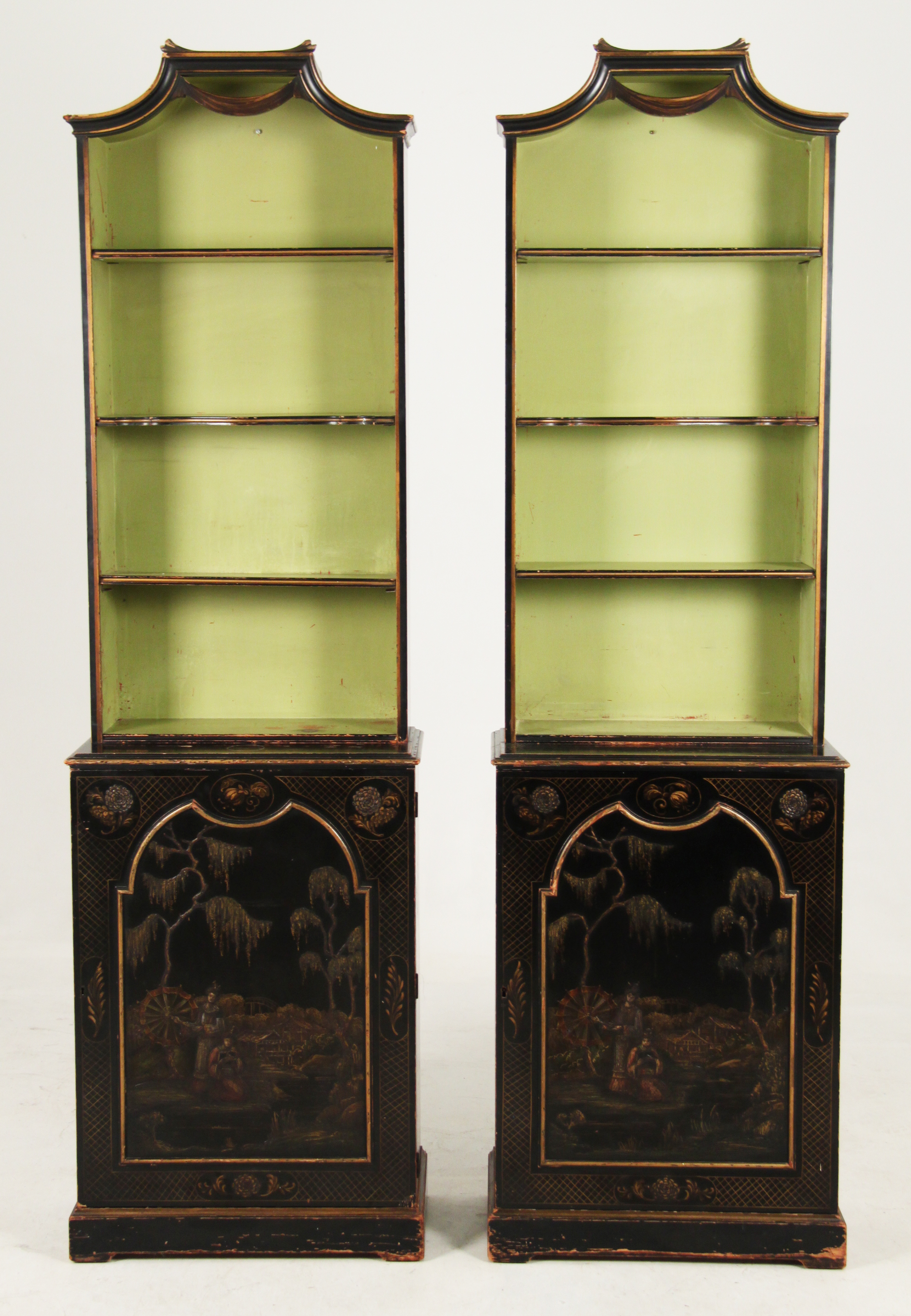PR OF ENGLISH CHINOISERIE LACQUERED 35f6c5