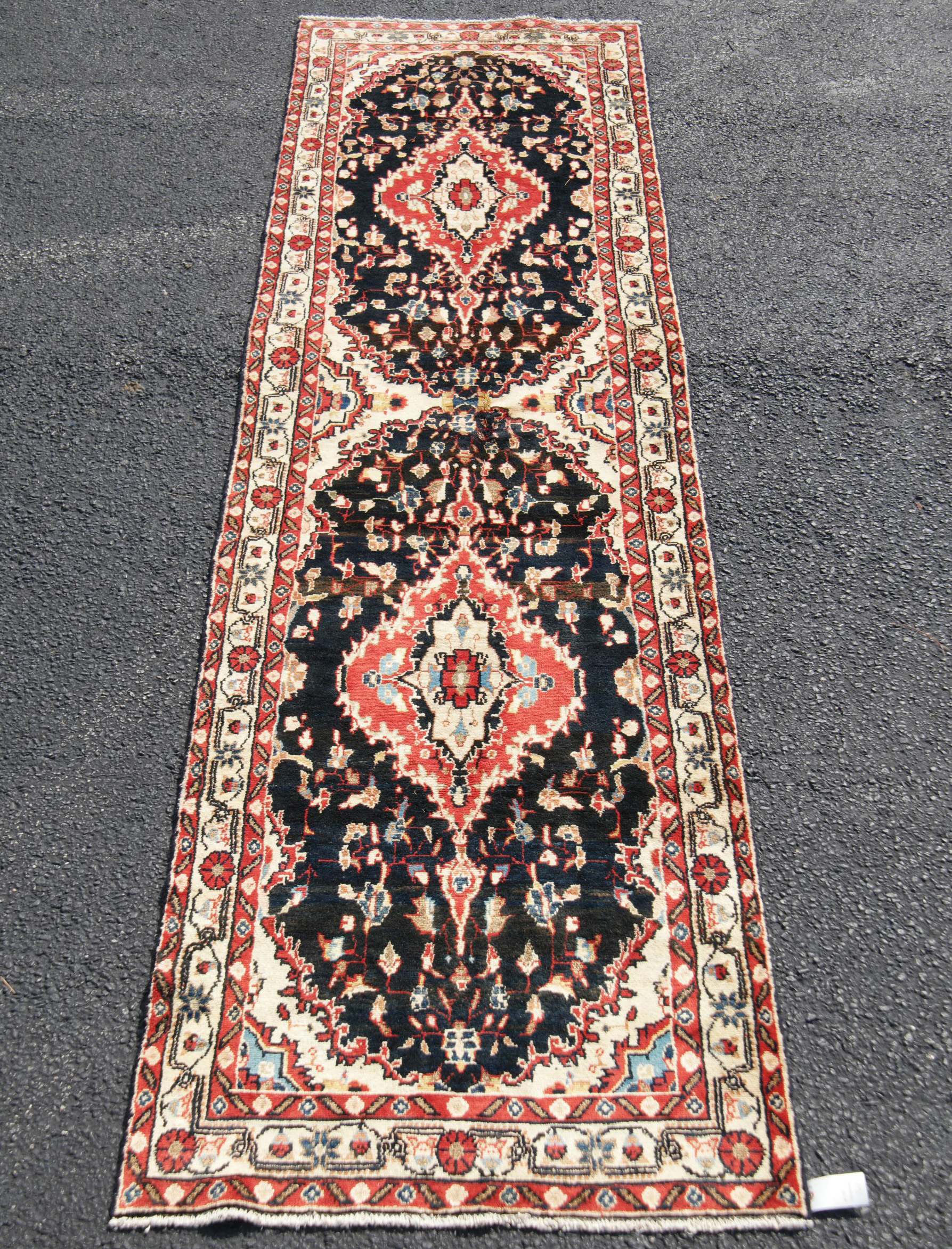 ORIENTAL RUG 3 5 X 13 3 HAMEDAN 35f71c