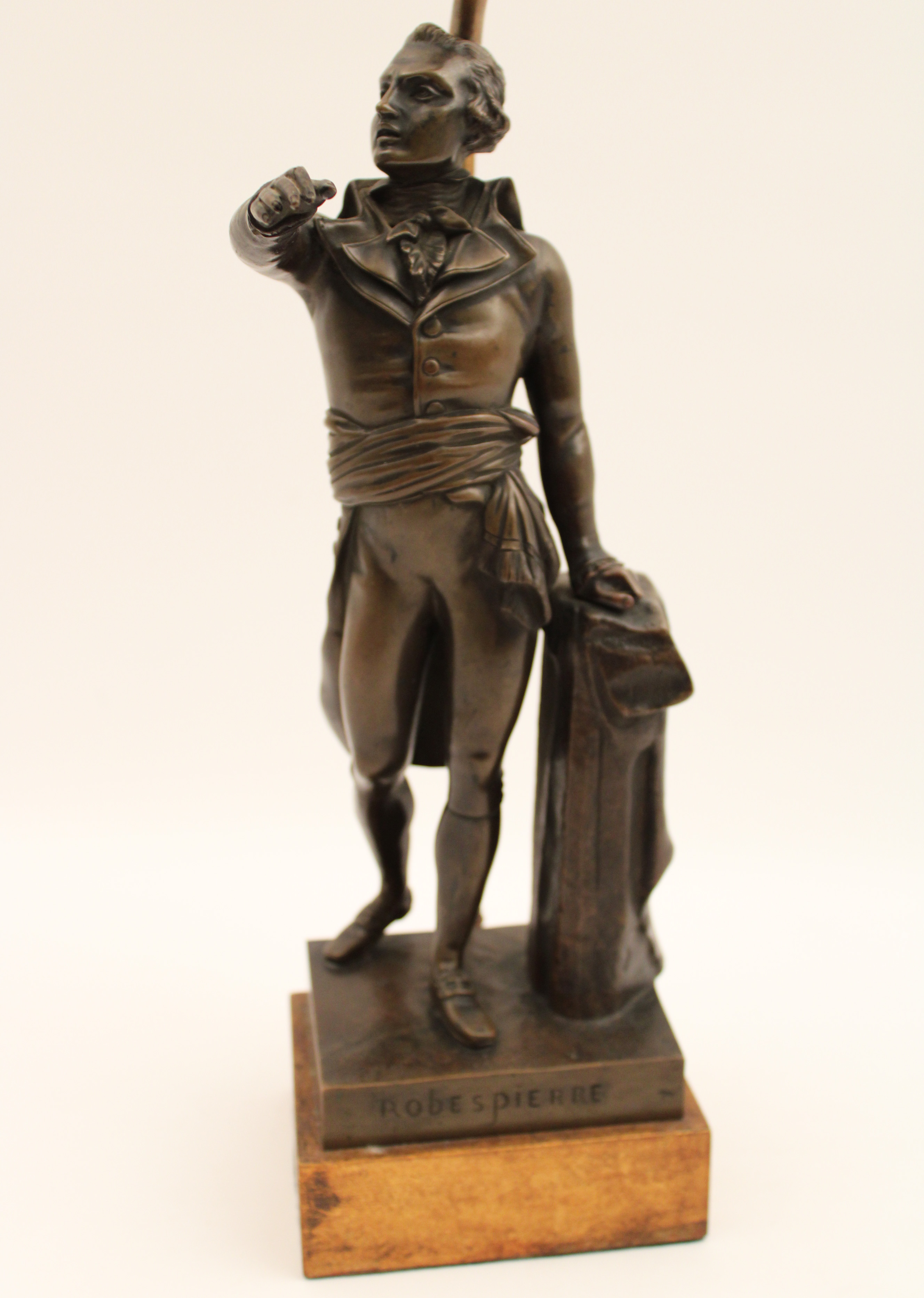 FRENCH BRONZE FIGURE OF LAWYER/STATESMAN