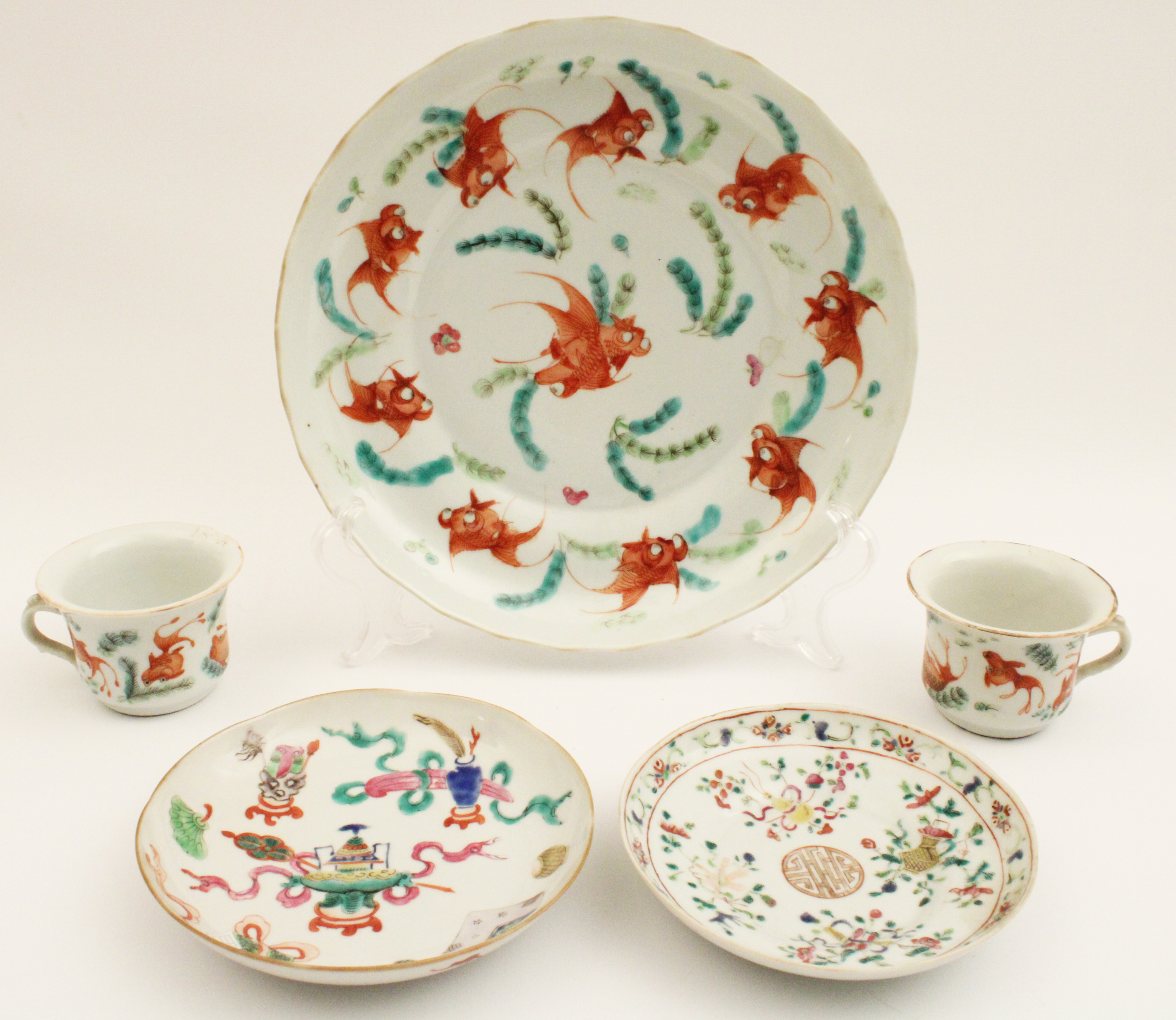 5 PC MISC LOT OF CHINESE PORCELAIN 35f75f