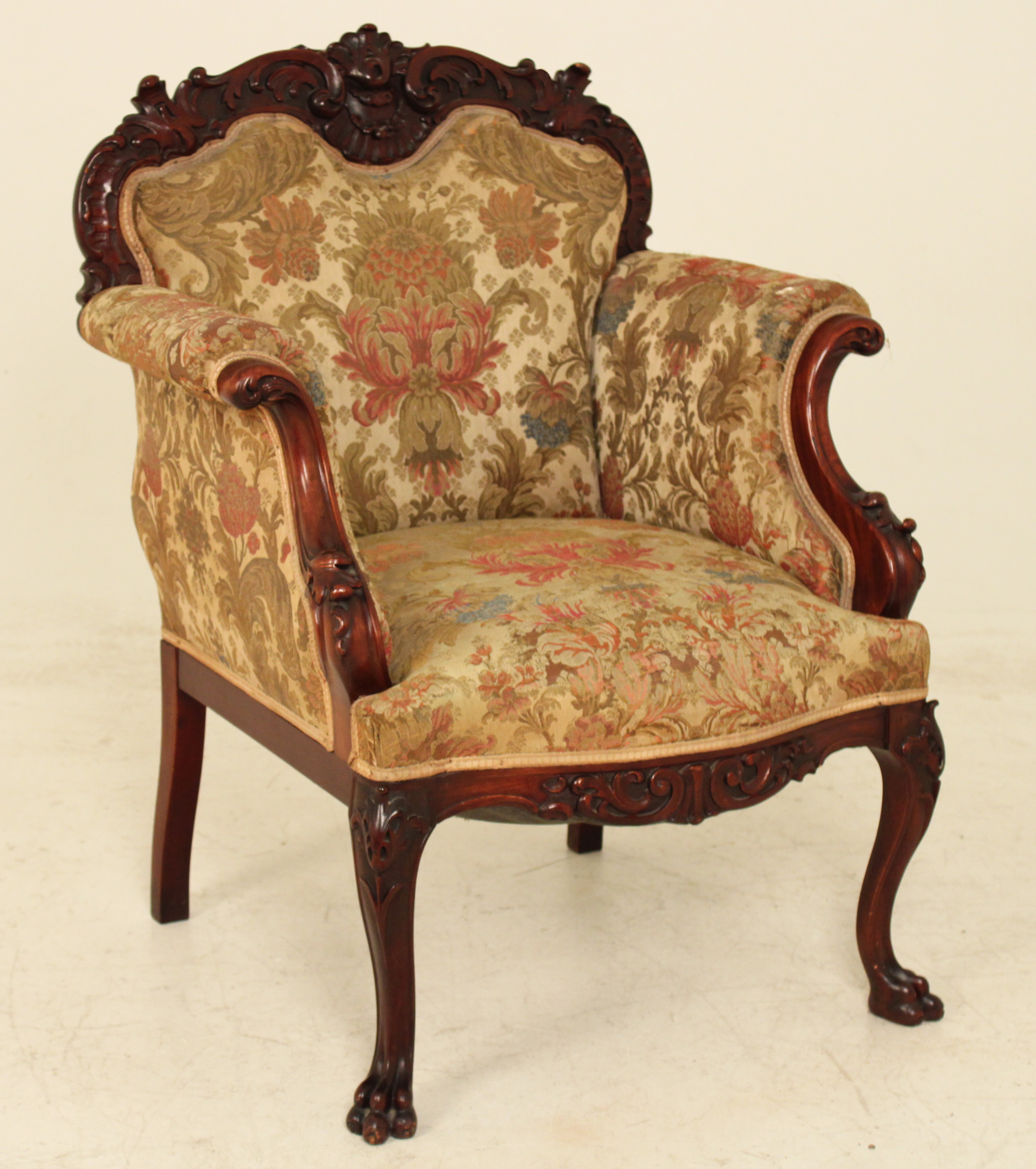 AMERICAN RENAISSANCE REVIVAL ARMCHAIR