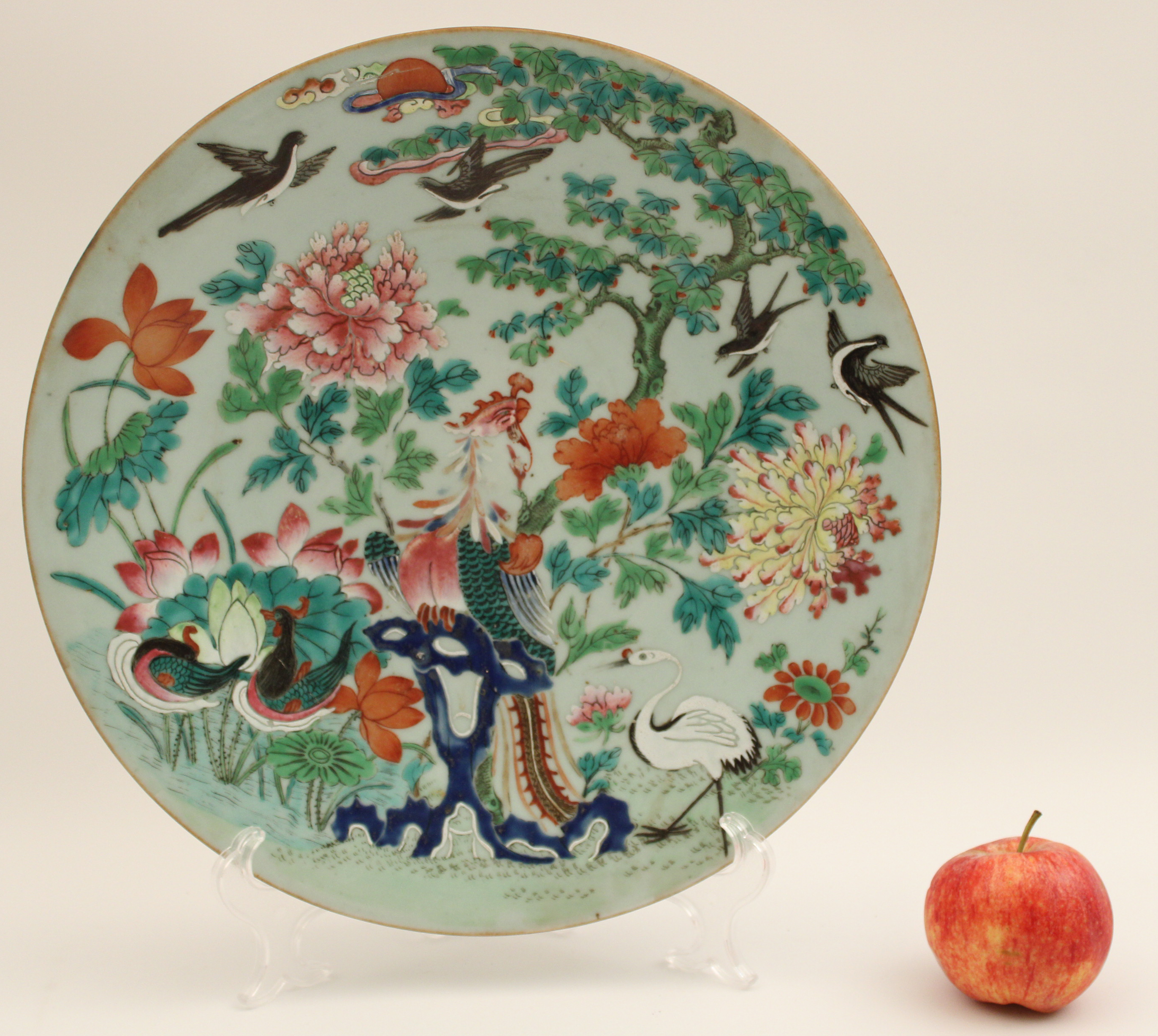 ORIENTAL CELADON 13.5" CHARGER