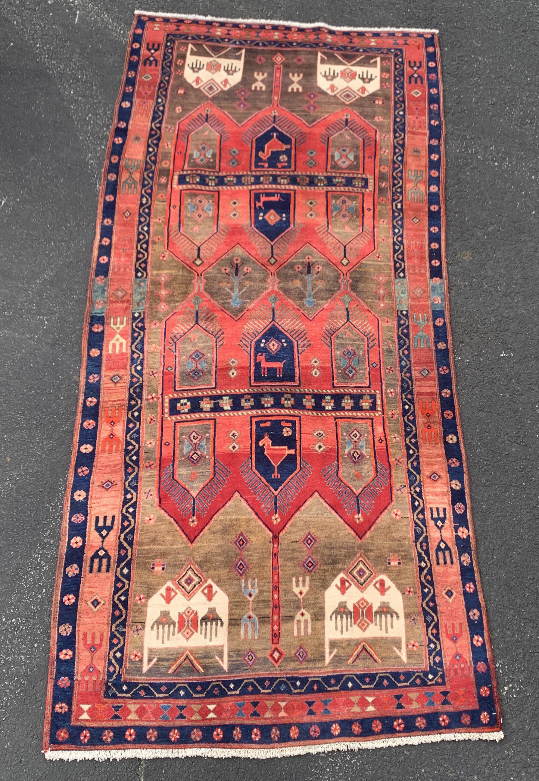 ORIENTAL RUG 4 9 X 10 7 BIJAR 35f85c