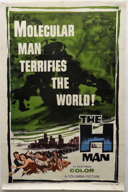 THE H MAN 1959 ONE SHEET MOVIE 35f86e