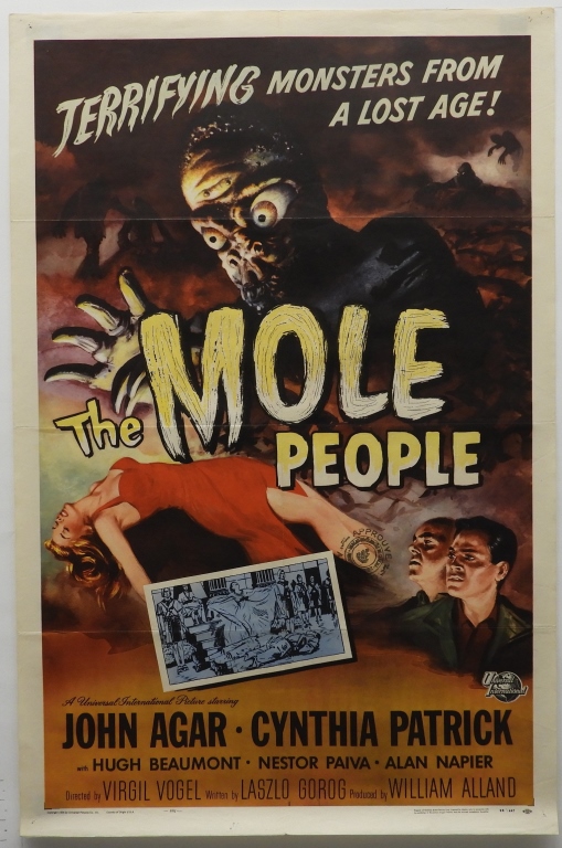 THE MOLE PEOPLE 1956 ONE SHEET 35f872