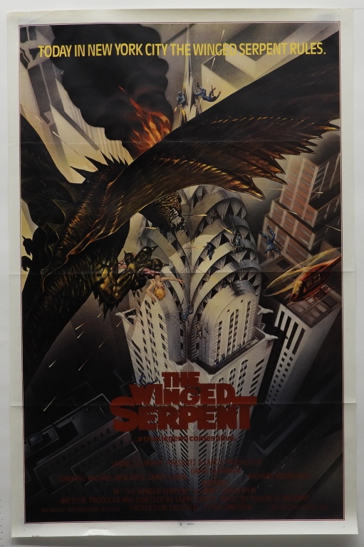 THE WINGED SERPENT 1982 ONE SHEET 35f88c