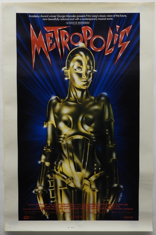 METROPOLIS 1984 ONE SHEET MOVIE