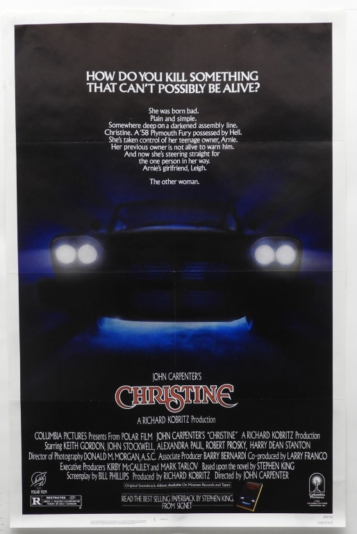 CHRISTINE 1983 ONE SHEET MOVIE 35f896