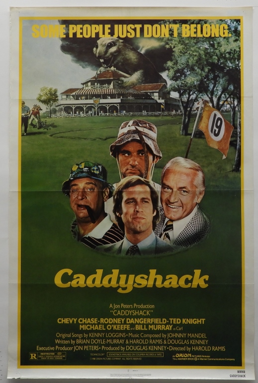 CADDYSHACK 1980 ONE SHEET MOVIE