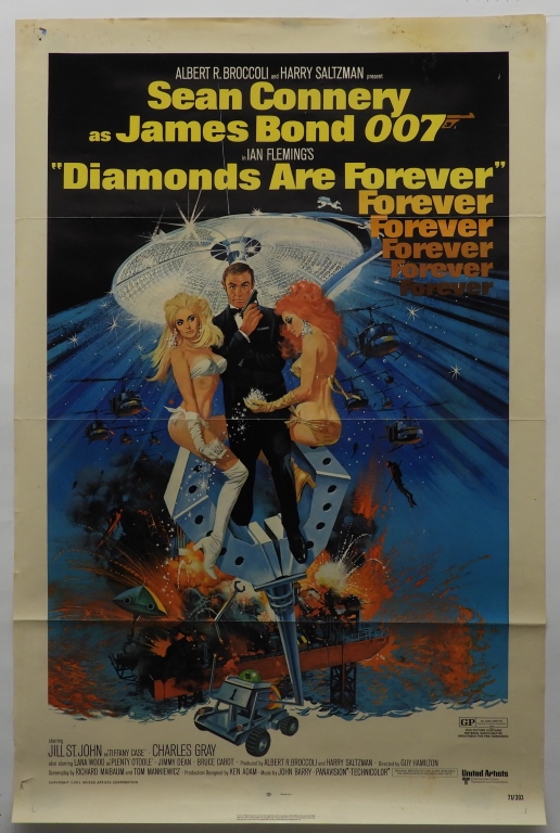 007 DIAMONDS ARE FOREVER 1971 ONE 35f8b3