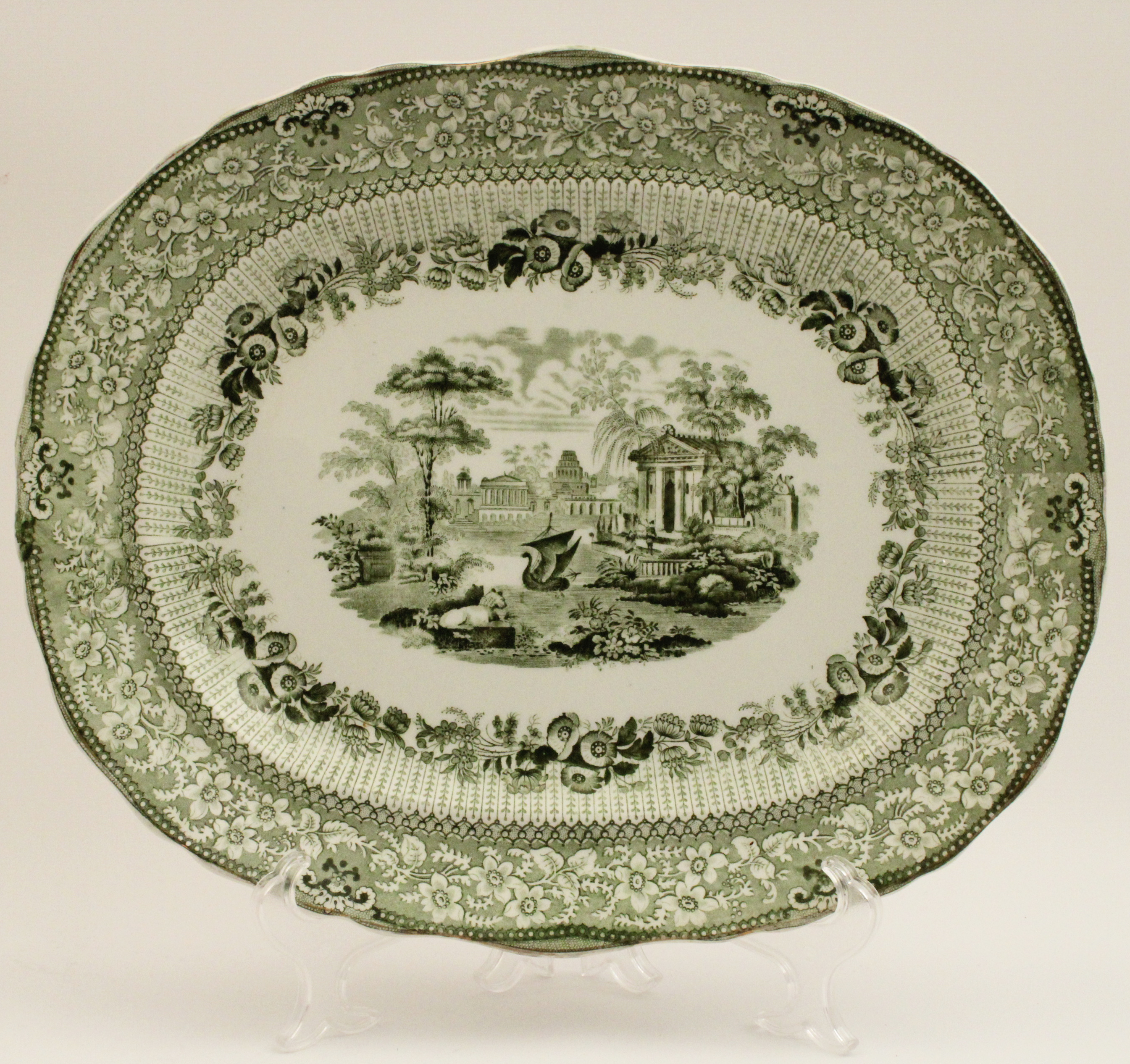 ENGLISH TRANSFER WARE PLATTER BY 35f8bb