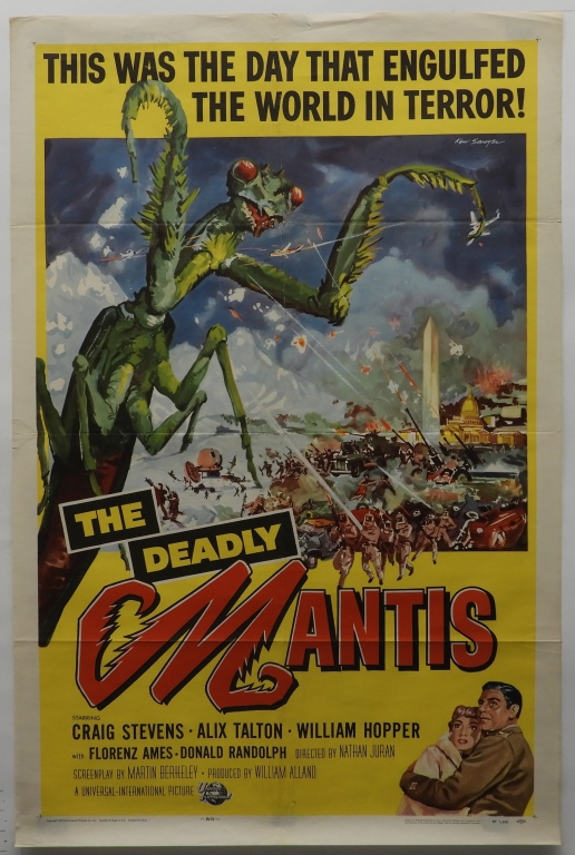 THE DEADLY MANTIS 1957 ONE SHEET 35f8d0