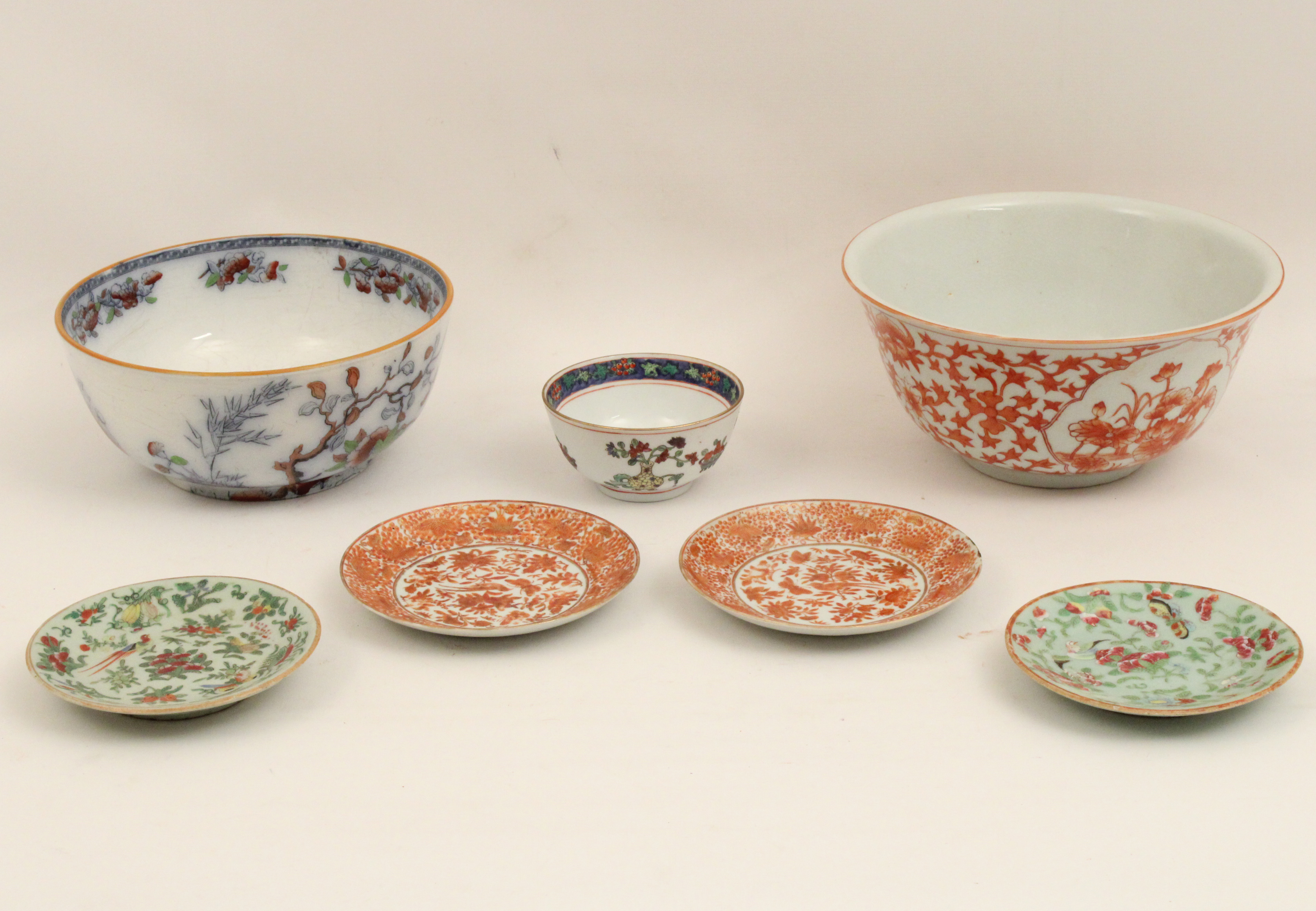 7 PC ORIENTAL PORCELAIN RELATED