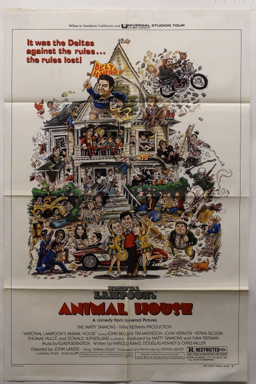 ANIMAL HOUSE 1978 STYLE B ONE SHEET 35f8e2