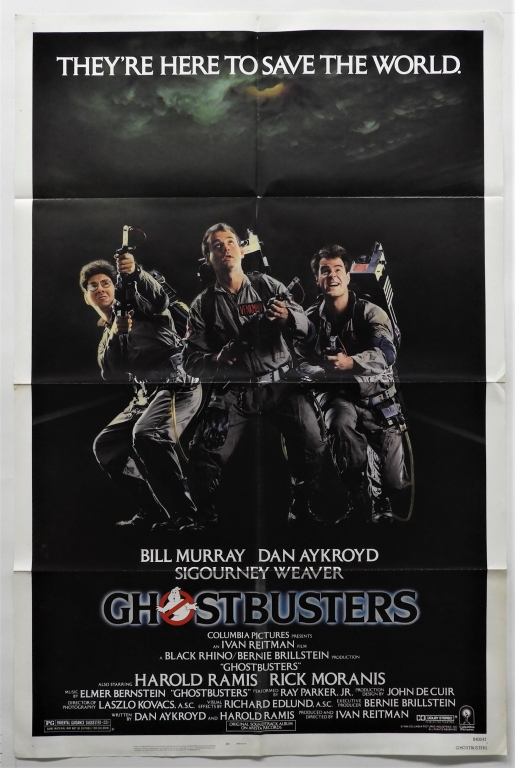 GHOSTBUSTERS 1984 ONE SHEET MOVIE