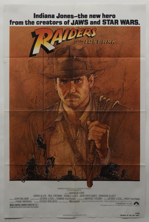 RAIDERS OF THE LOST ARK 1981 ONE SHEET