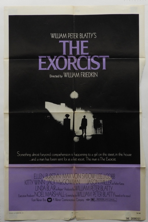 THE EXORCIST ONE SHEET MOVIE POSTER