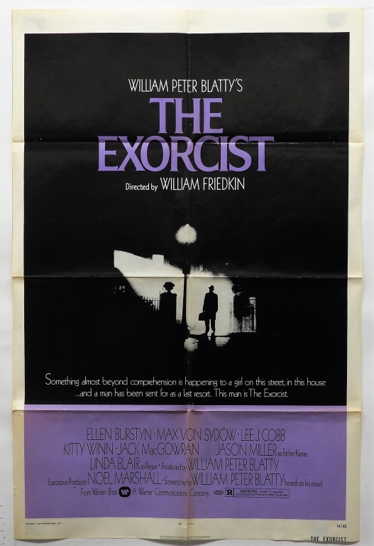 THE EXORCIST ONE SHEET MOVIE POSTER 35f8f2
