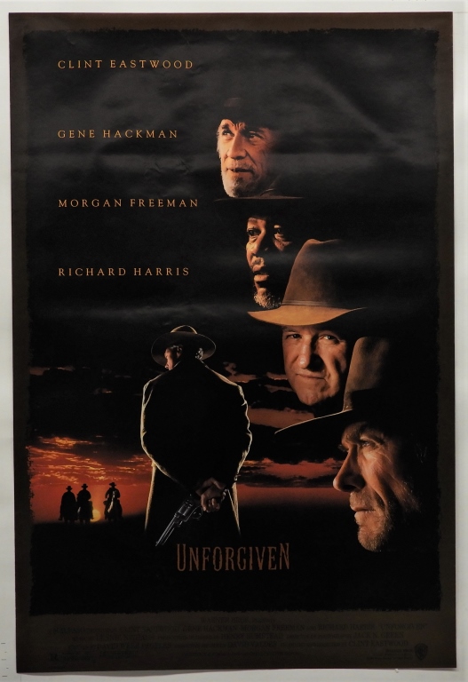 UNFORGIVEN 1992 DS ONE SHEET MOVIE POSTER