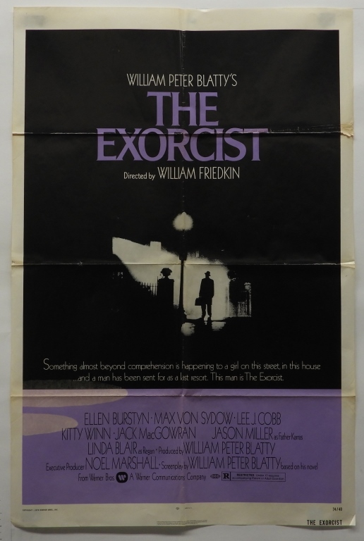 2PC THE EXORCIST ONE SHEET MOVIE 35f912
