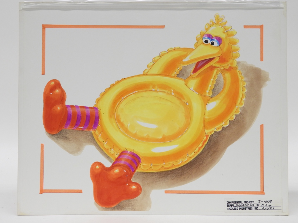 SESAME STREET BIG BIRD TOY RAFT