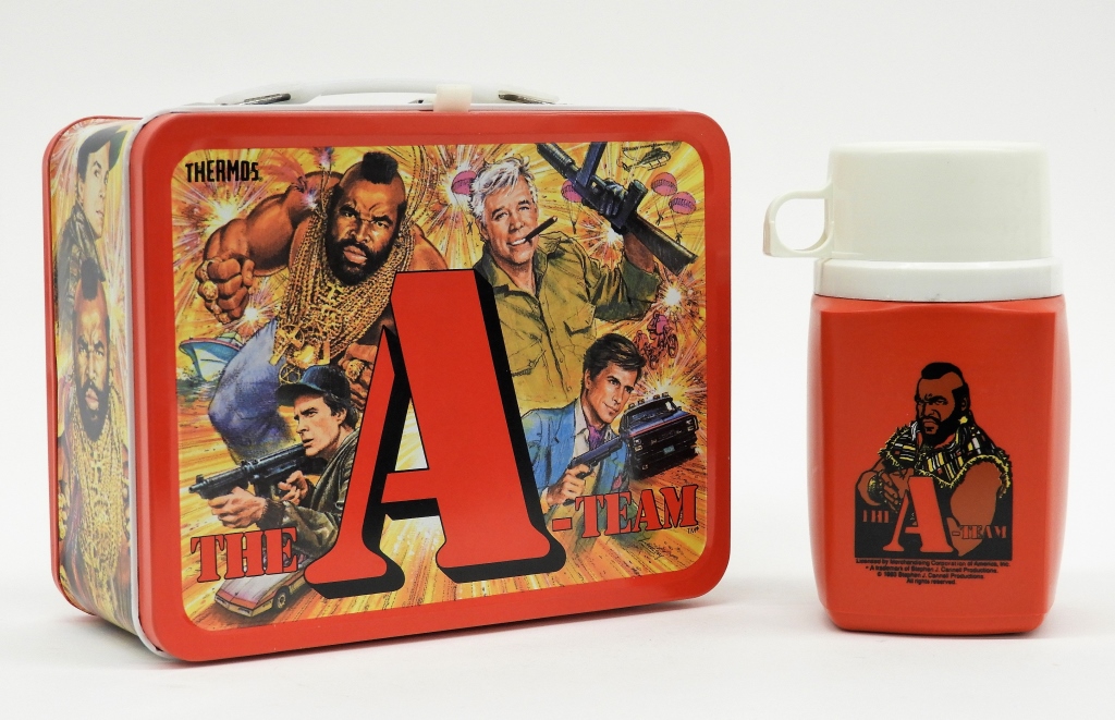 1983 THERMOS THE A-TEAM LUNCH BOX