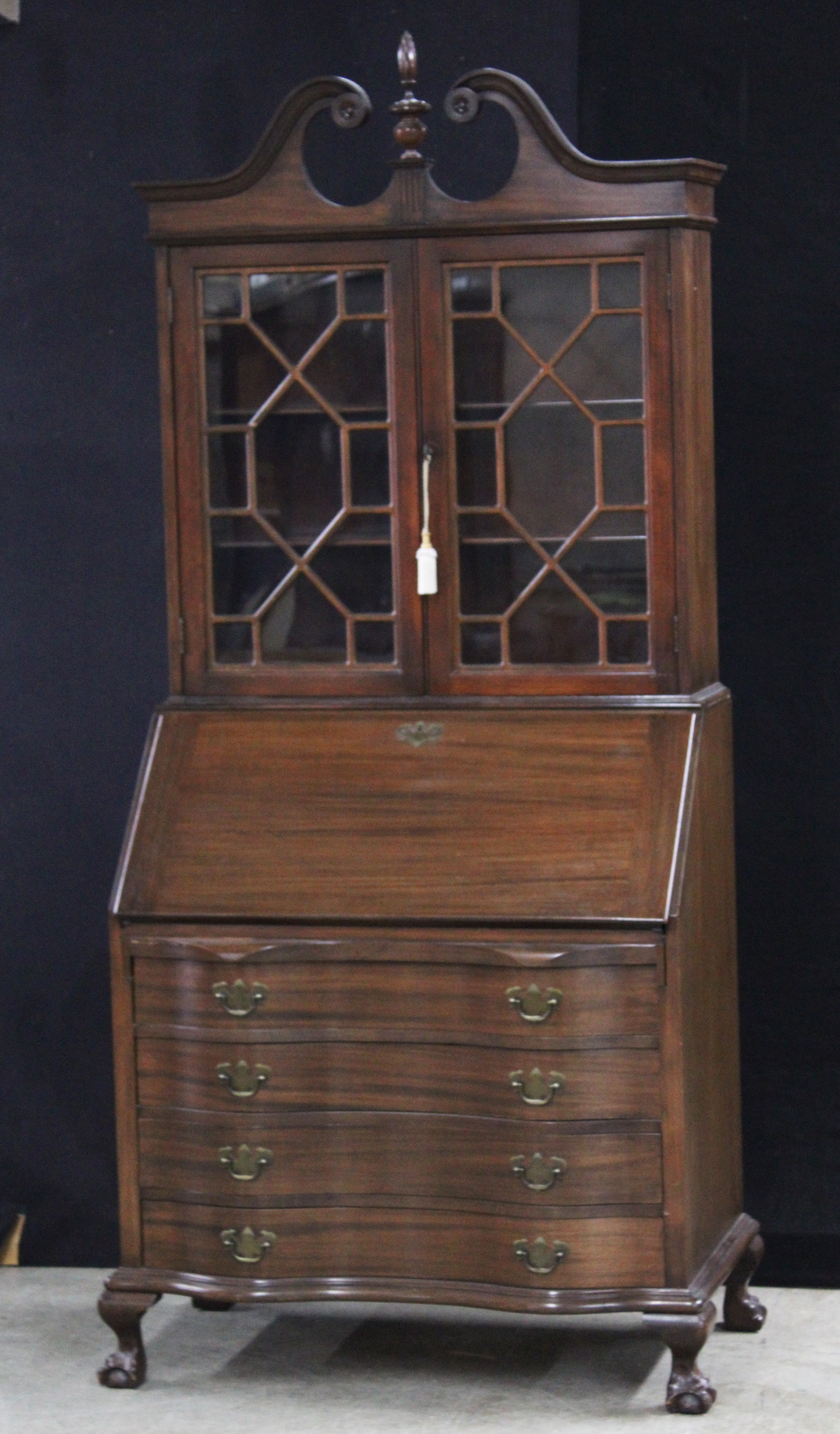 AMERICAN DOUBLE OX BOW FRONT SECRETARY