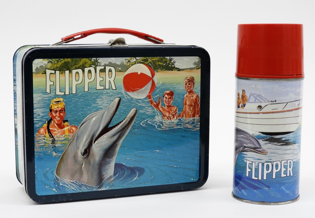 1966 KING-SEELEY FLIPPER LUNCH BOX &