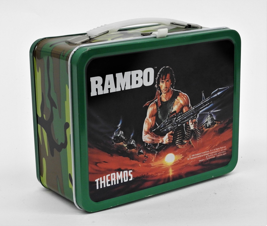 1985 THERMOS BRAND RAMBO LUNCH 35f9a9