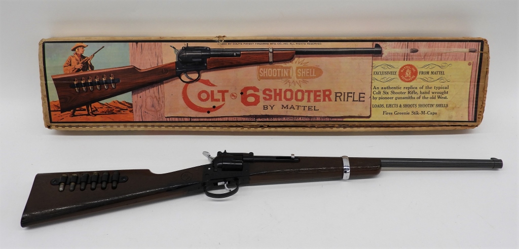 MATTEL COLT SIX SHOOTER SHOOTIN