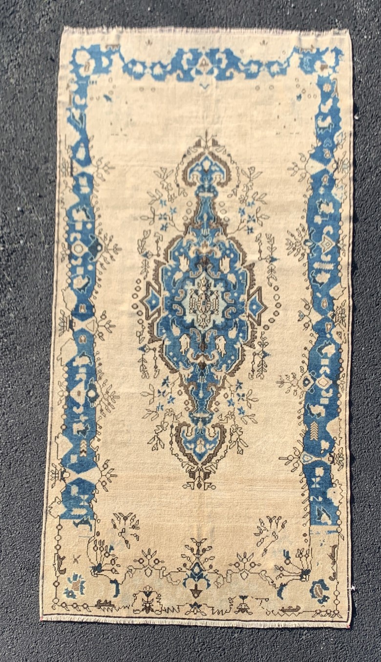 ORIENTAL RUG 4 10 X 9 10 OUSHAK 35fa37