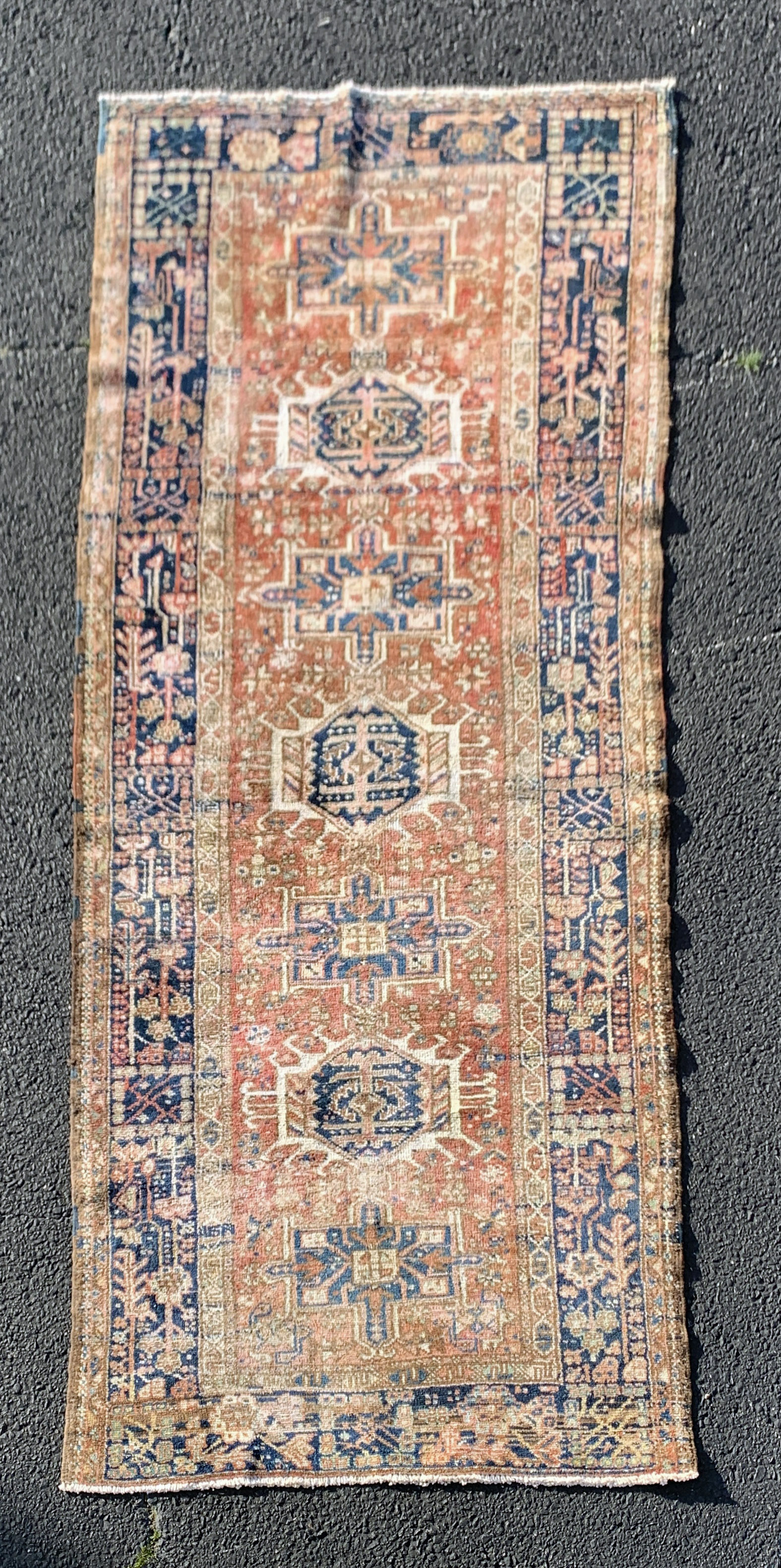 ORIENTAL RUG 3'6" X 8'5" KARAJEH