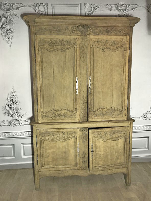 FRENCH PROVINCIAL BLEACHED OAK 35fb33