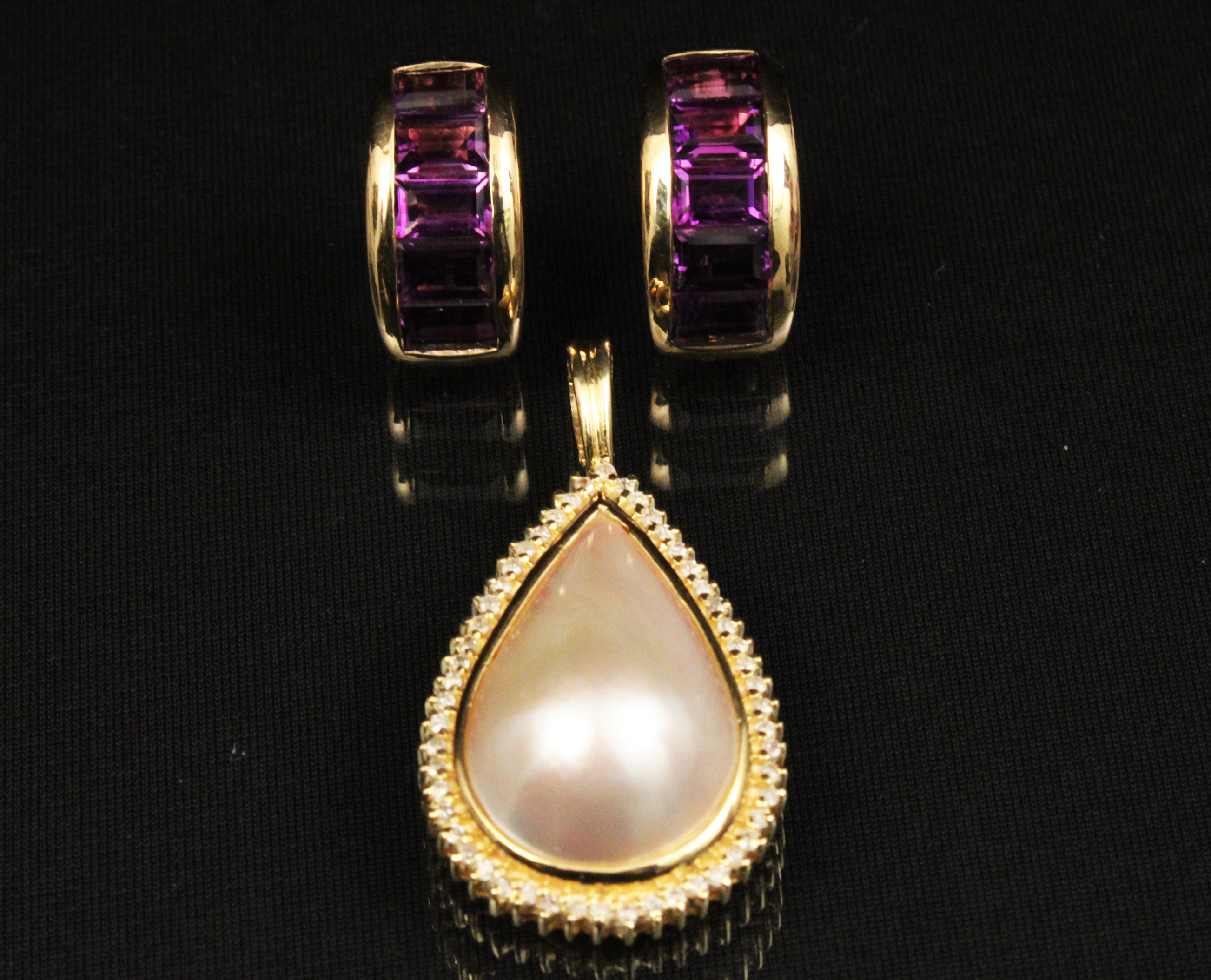 3 PC LOT OF 14K PEARL PENDANT 35fb64