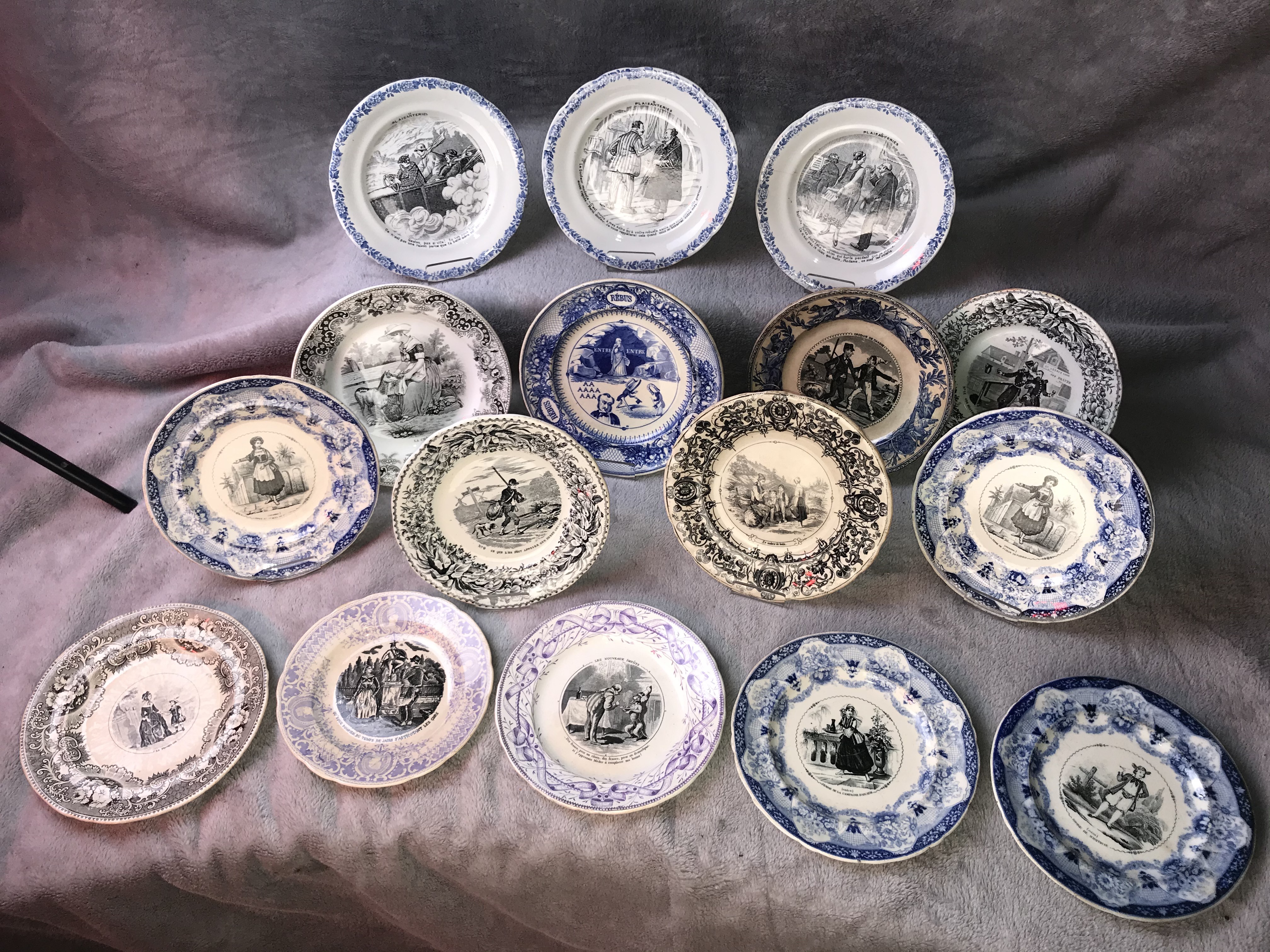 16 FRENCH HISTORICAL TRANSFER WARE 35fb6a