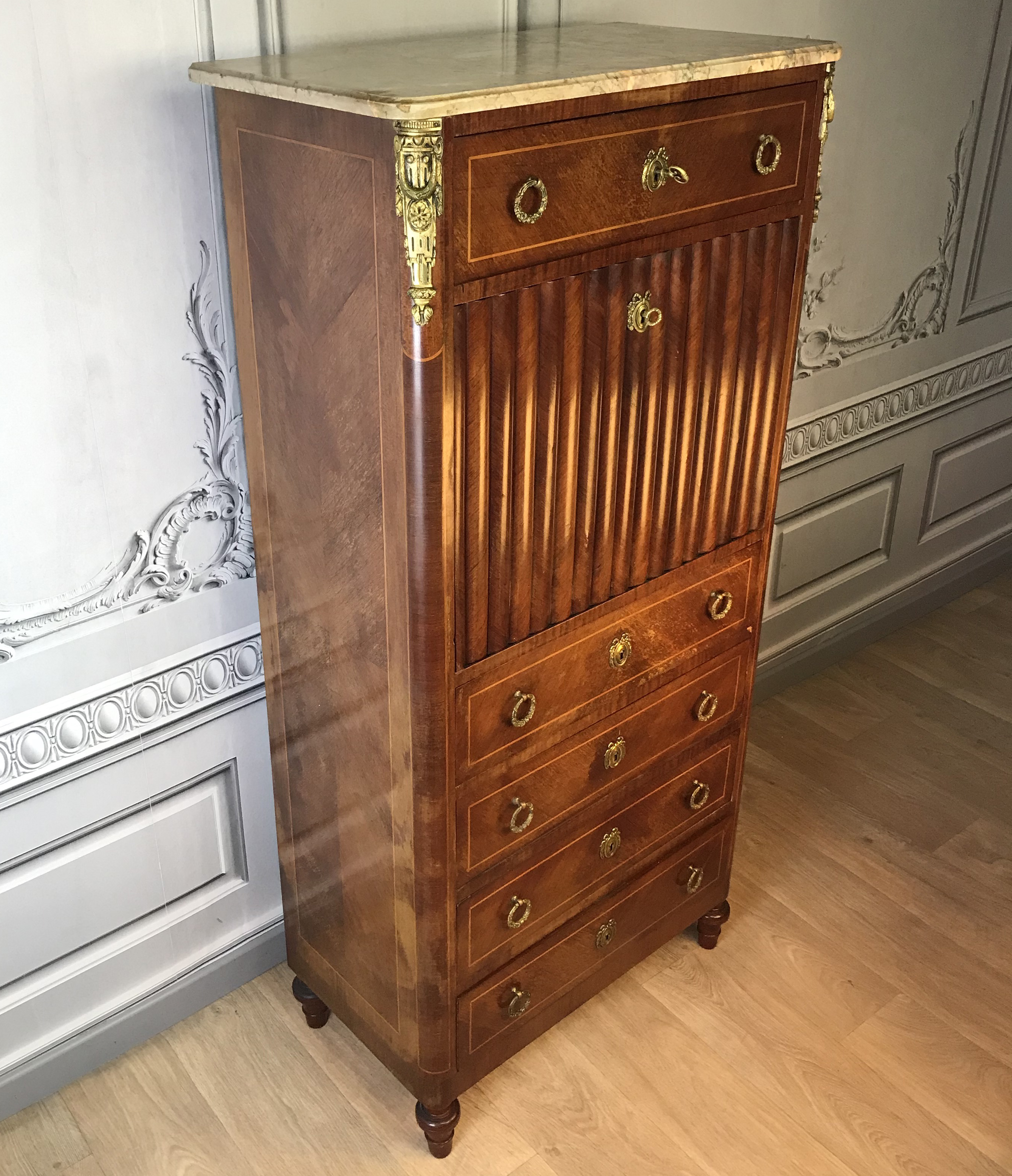 LOUIS XVI STYLE SECRETAIRE ABATTANT 35fb6c