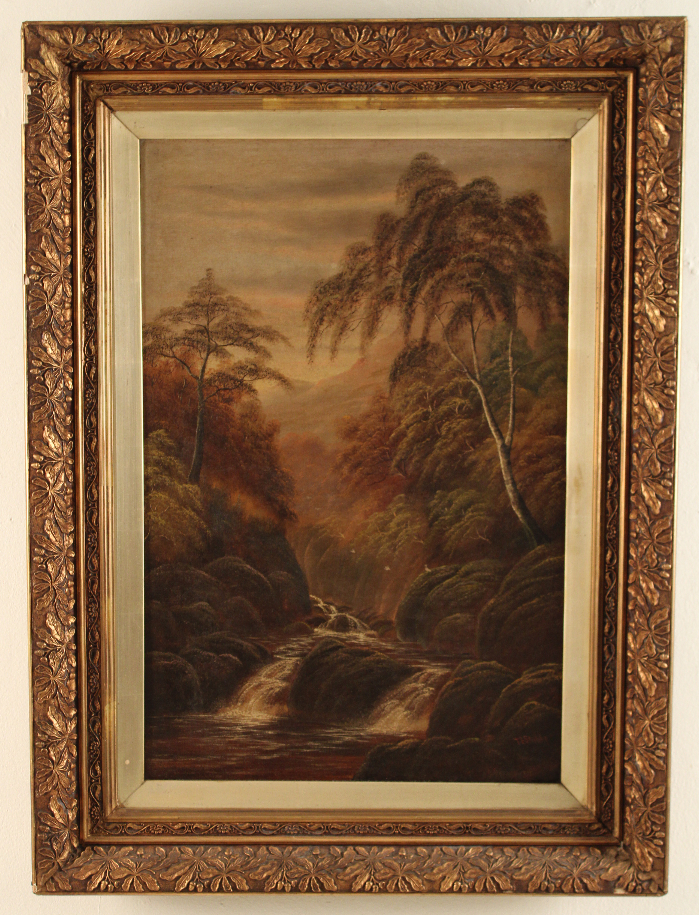 SIGNED OIL ON CANVAS LANDSCAPE,